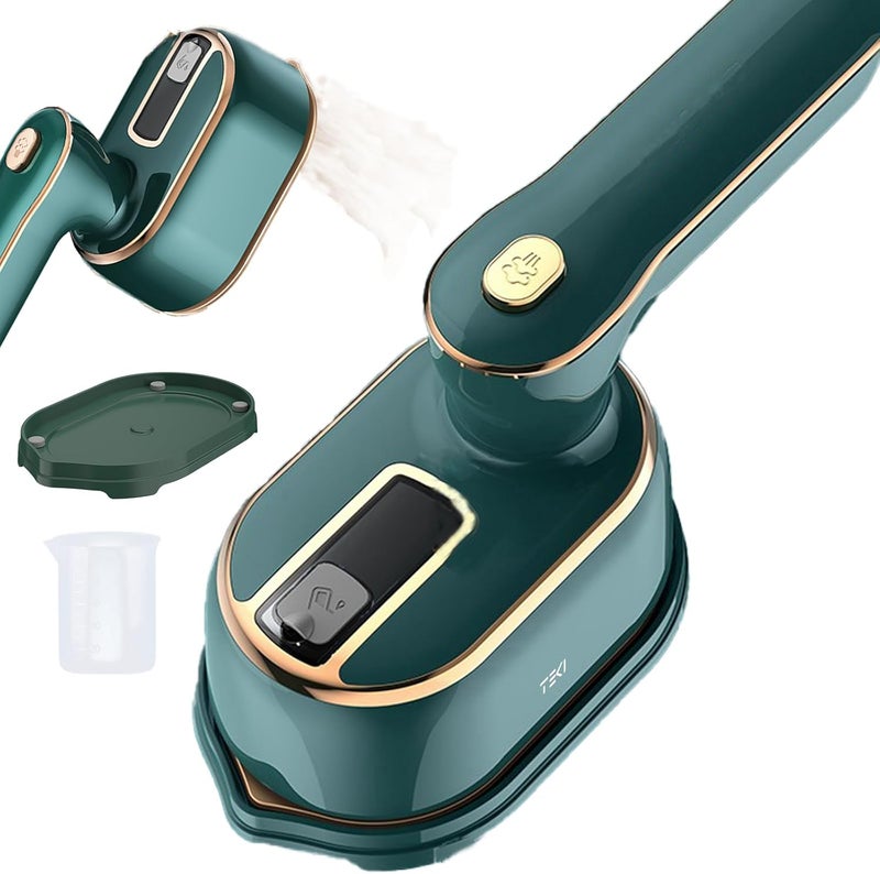 TEKI Travel Steamer for Clothes -1000W Small Steam Irons Foldable for Wrinkle Removal, Compact Portable Mini Steamer for Clothes Travel College Dorm Office Home Garment Steamer for Clothes 120V，1 Piece - Image 1